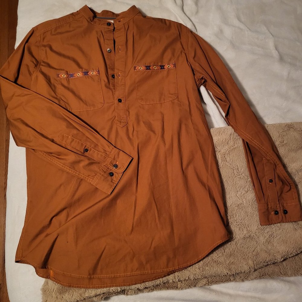 The Territory Ahead - Ashbury Street Popover Shirt - Medium Tall